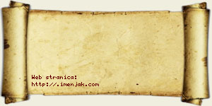 Klaudija Stošić vizit kartica